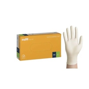 Manusi examinare latex nepudrate marimea M, 100 bucati/cutie EasyCare