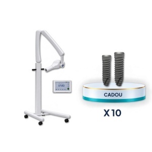 Pachet Aparat Radiologie Dentară Best-X-DC Mobil cu Tim-X + 10 Implanturi Aiser THEMYS / TYTAN