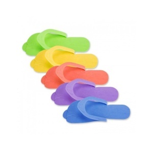 Papuci Eva Interdeget colorati 12 bucati/set