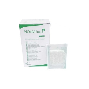 Comprese sterile netesut 5x5cm Nonvi Lux 25 plicuri*2bucati/cutie