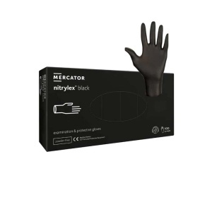 Manusi examinare nitrylex black nepudrate 100 bucati/cutie