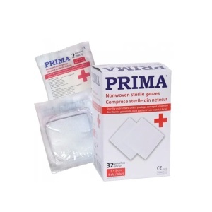 Comprese sterile netesut 5x5,Prima 32 plicuri*2bucati/cutie