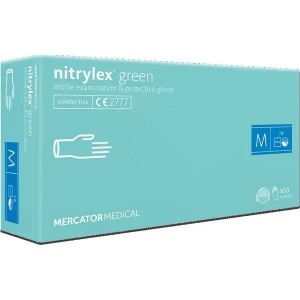 Manusi examinare nitrylex green nepudrate 100 bucati/cutie