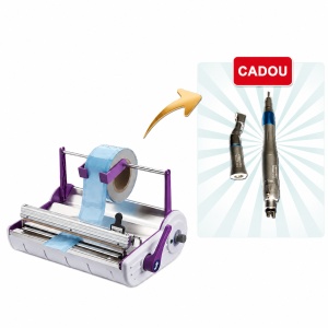 Sigilator pungi Selin Woson + CADOU Set 3 piese de mana MD-4CA-L1(4) raport 1:1, cu cheie, racire externa, Wisedent