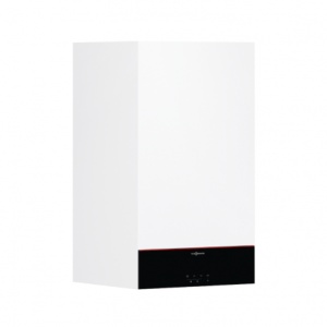 Centrala termica pe gaz in condensare, Viessmann Vitodens 100-W B1KG, Incalzire, Apa calda instant, 25 KW, kit evacuare inclus Wifi - Img 2
