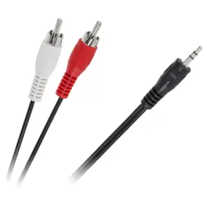 Cablu Audio Jack 3.5 mm Cu 2 RCA, Premium Quality, Lungime 1.5 Metri