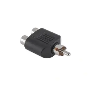 Adaptor 2x Rca mama- 2x Rca mama