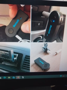 Adaptor receptor Bluetooth AUX-JACK MIC,3.5
