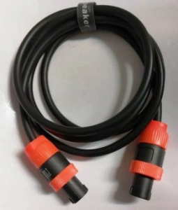 cablu speakon-speakon,5m ,dia.2x 1.5 cu mufe fastclick secure