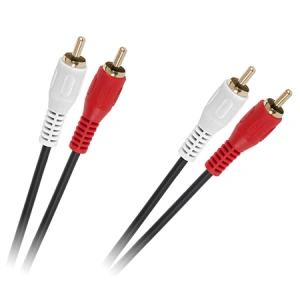 Cablu audio 2 x RCA tata – 2 x RCA tata 1.8M