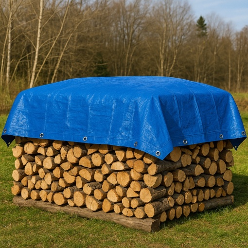 Copertina 6x10m rezistenta la apa, cu inele si protectie UV - Img 5
