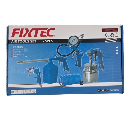 Kit 5 Scule Pneumatice FIXTEC Profesional, Compatibil UE - Img 7