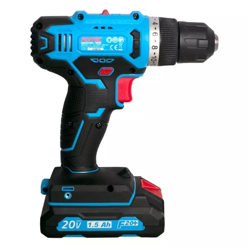 Masina de gaurit si insurubat FIXTEC 20V fara cablu, cu 2 baterii Li-ion de 1500mAh - Img 3