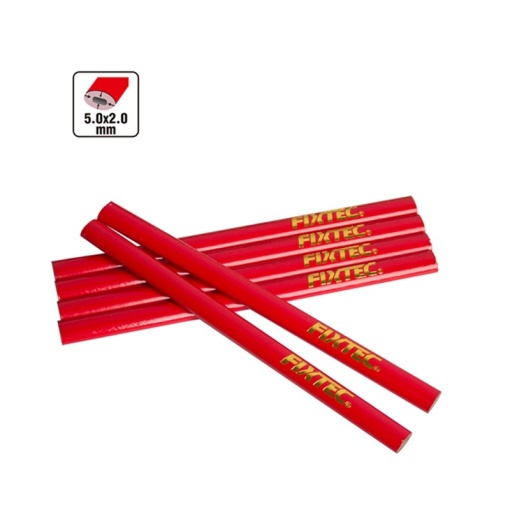 Set 12 creioane ovale pentru tamplarie FIXTEC 176 mm - Img 3
