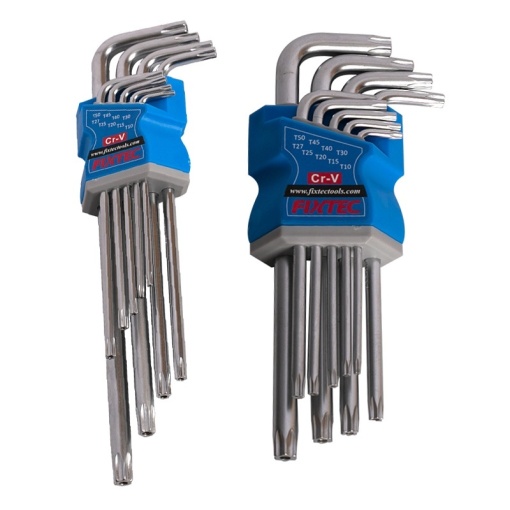 Set 9 imbusuri Torx in L FIXTEC 6150 CR-V T10-T50 - Img 2
