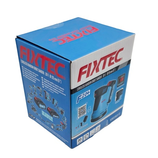 Slefuitor Orbital FIXTEC 20V Cu Acumulator si Vibratii Aleatorii - Img 4