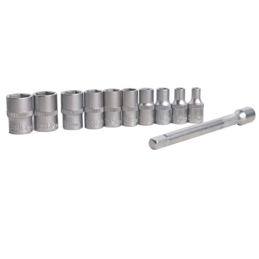 Trusa clichet cu tubulare 12 bucati FIXTEC 3/8", CR-V - Img 4