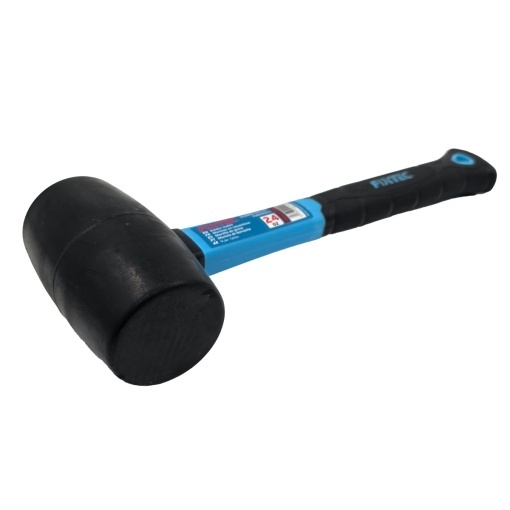 Ciocan din cauciuc FIXTEC 700g cu maner din fibra de sticla - Img 4
