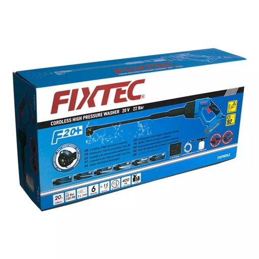 Dispozitiv portabil de curatare cu presiune FIXTEC 20V, fara cablu, design brevetat - Img 6