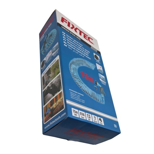 Furtun gradina spiralat FIXTEC 15m, EVA, cu pistol 8 moduri - Img 8