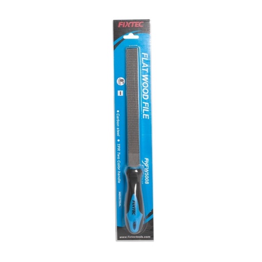 Lima Patrata Pentru Lemn FIXTEC 8" din Otel Carbon T12, Duritate HRC 62 - Img 4