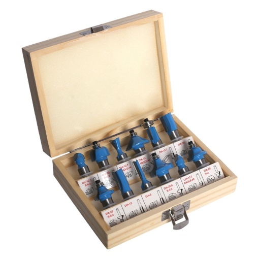 Set 12 freze pentru lemn FIXTEC, coada 12mm - Img 4