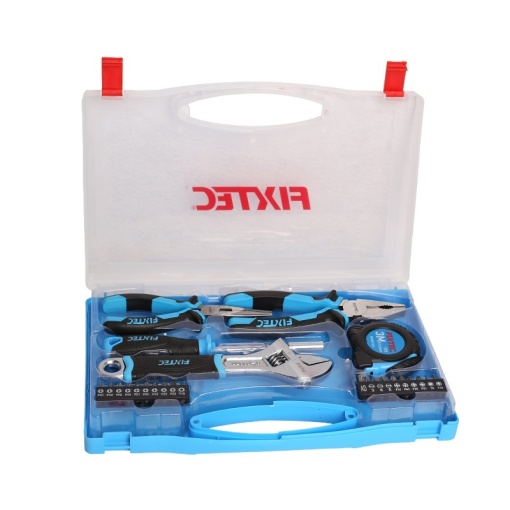 Trusa unelte manuale FIXTEC 25 bucati, in cutie din plastic - Img 4