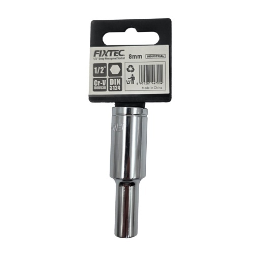 Cap tubular de impact 8 mm, FIXTEC, conexiune 1/2 - Img 2