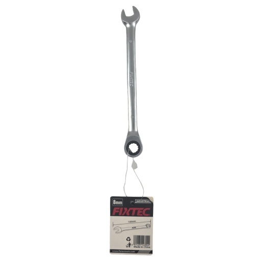 Cheie fixa cu clichet si cap mobil FIXTEC 8 mm - 72 dinti - Img 2