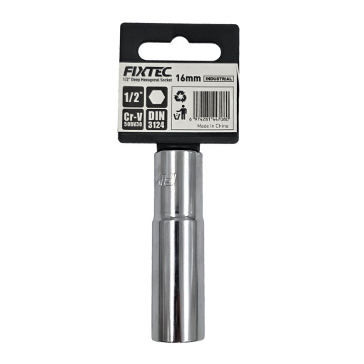 Cheie tubulara de impact 16 mm FIXTEC, prindere 1/2 inch - Img 2