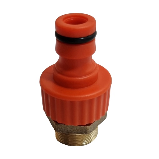 Conector cu Filet pentru Furtun si Robinet - PVC si Alama - Img 3