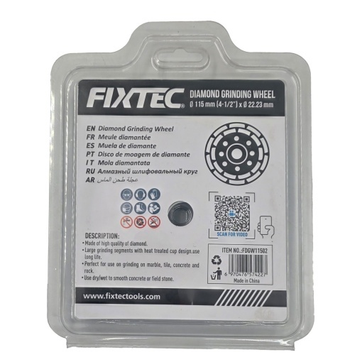 Disc diamantat FIXTEC 115 mm - Img 2