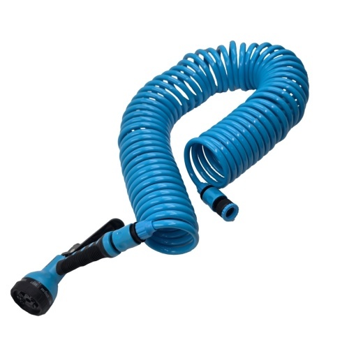 Furtun gradina spiralat FIXTEC 15m, EVA, cu pistol 8 moduri - Img 5
