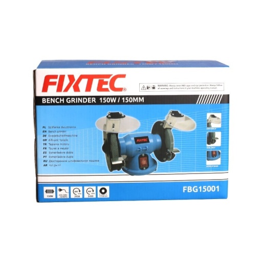 Masina de slefuit de banc FIXTEC 6", 150W cu disc de 150mm - Img 6