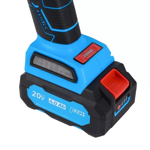 Pachet polizor unghiular fara fir FIXTEC 20V brushless, 2x4.0Ah, 6 trepte de viteza - Img 2
