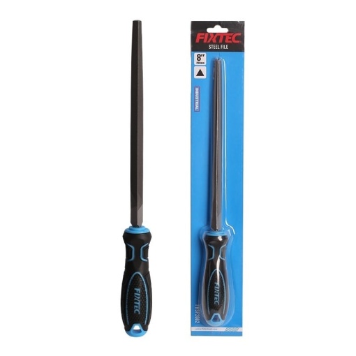 Pila triunghiulara 8" FIXTEC cu maner confortabil - Img 2