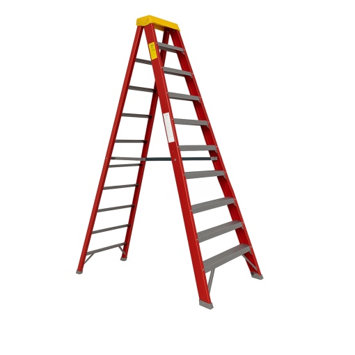 Scara plianta din fibra de sticla Heimdall, 2.7m, 9 trepte - Img 2
