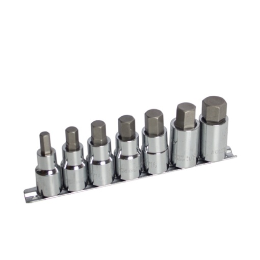 Set chei bit hex FIXTEC, 7 bucati, 1/2", CR-V - Img 2