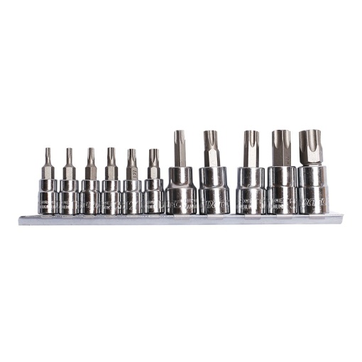 Set Torx 11 piese FIXTEC 1/4" &amp; 3/8" CR-V - Img 5