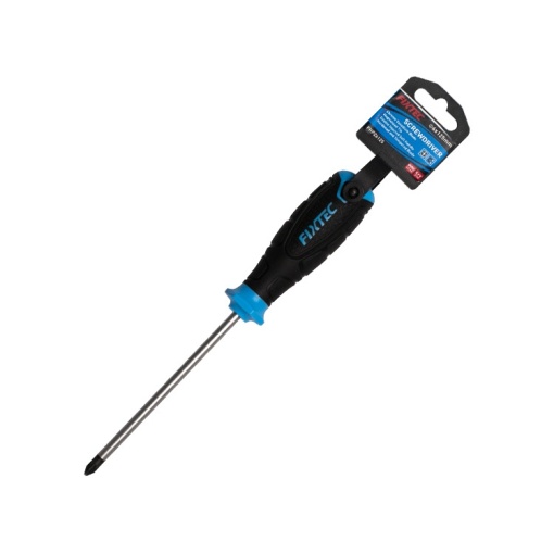 Surubelnita FIXTEC PZ2 6 × 125 mm din otel CR-V cu cap Pozidriv - Img 2