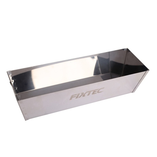Tava din otel inoxidabil FIXTEC 358x118 mm pentru aplicare glet - Img 4