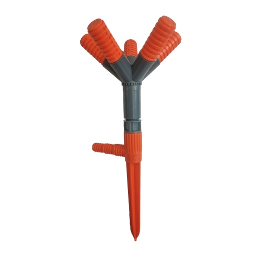 Aspersor Rotativ PVC cu 5 Brate - Raza Irigare 12m - Img 2