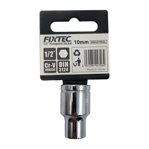 Cap Tubular Hexagonal Fixtec 1/2" 10x38mm - Img 2