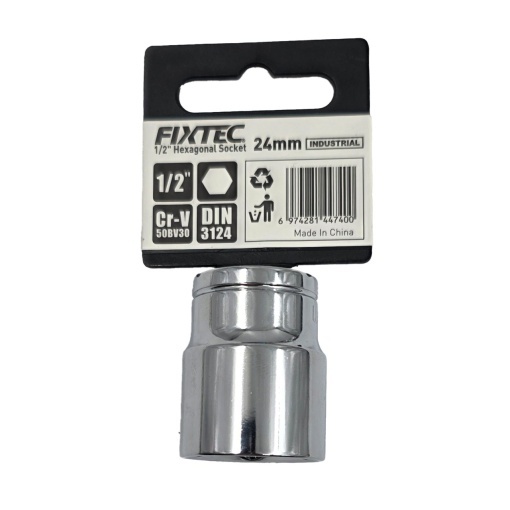 Cap tubular impact 24 mm, FIXTEC, prindere 1/2 - Img 3