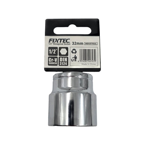 Cap tubular impact 32 mm, FIXTEC, prindere 1/2 - Img 2