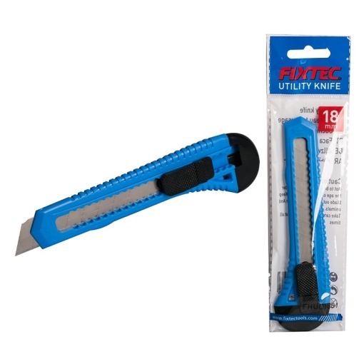 Cutit retractabil FIXTEC 18mm cu maner din PS - Img 3