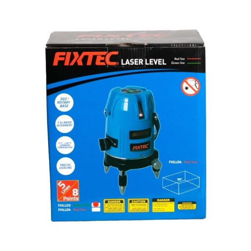 Nivel Laser FIXTEC, 5 Linii Rosii, 8 Puncte, raza de actiune 15m - Img 6