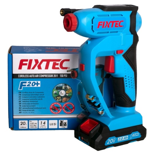 Pompa de aer FIXTEC 20 V (fara acumulator) – 150 PSI cu afisaj LCD - Img 4