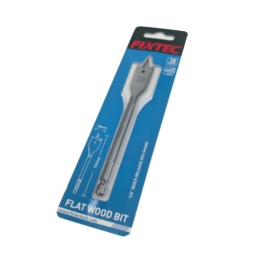 Burghiu plat pentru lemn FIXTEC 18 mm x 152 mm - Img 2