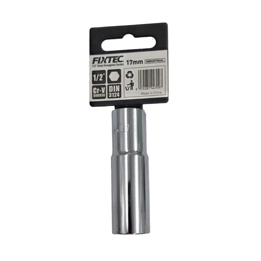 Cap cheie impact 17 mm FIXTEC, prindere 1/2 - Img 3